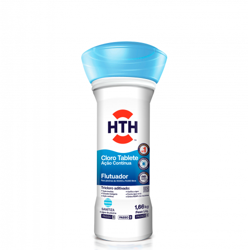 CLORO FLUTUADOR HTH (embalagem 1,66kg)