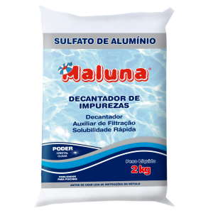 SULFATO DE ALUMÍNIO MALUNA (embalagem de 2kg)